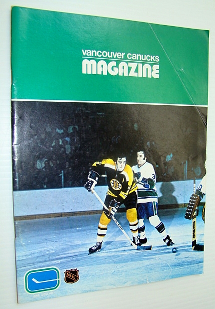 1970/71 VANCOUVER CANUCKS DETROIT RED WINGS NHL HOCKEY PROGRAM GORDIE HOWE  NICE+