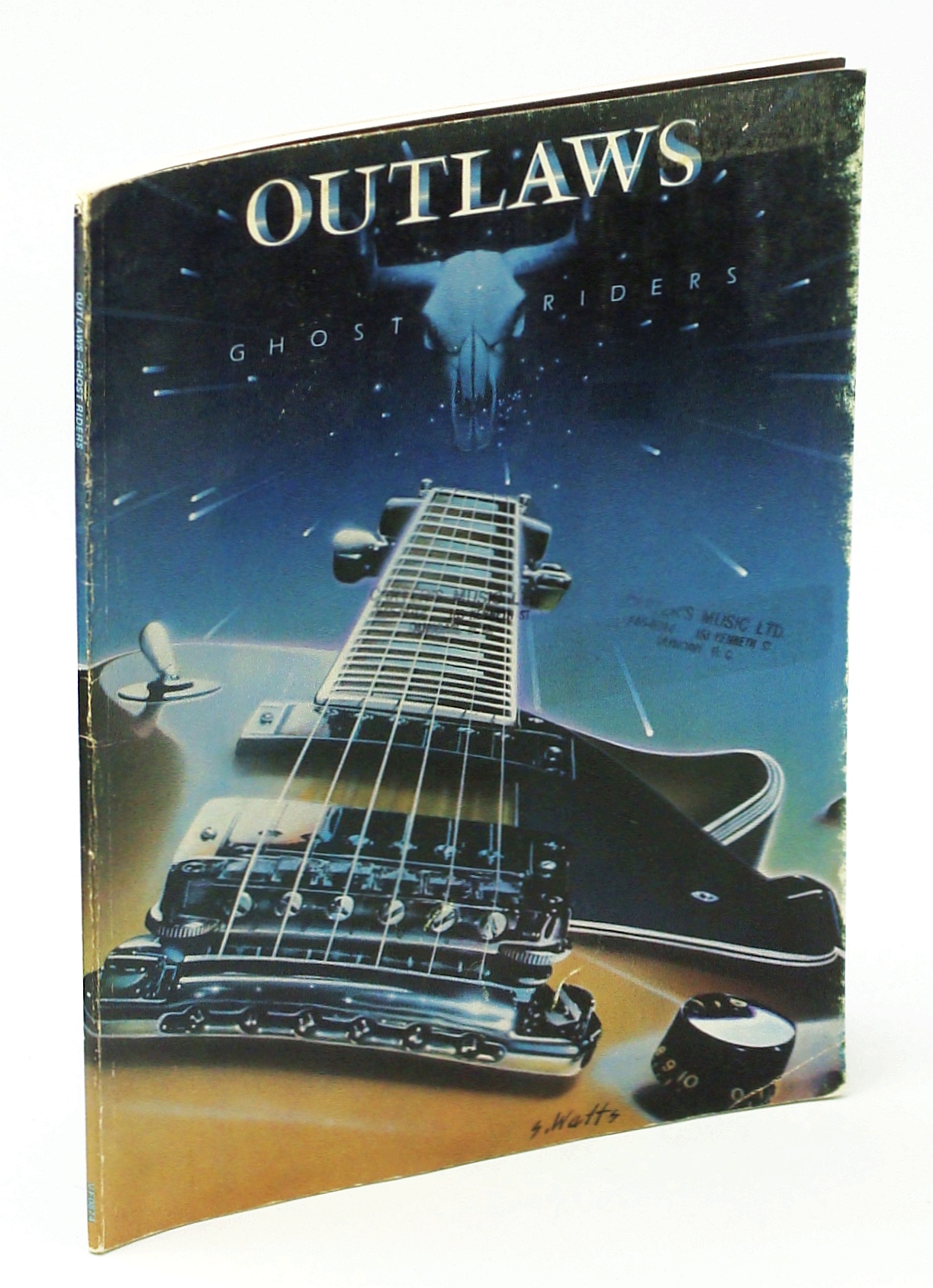 Outlaws - Ghost Riders: Songbook With Piano Sheet Music, Lyrics and Guitar  Chords