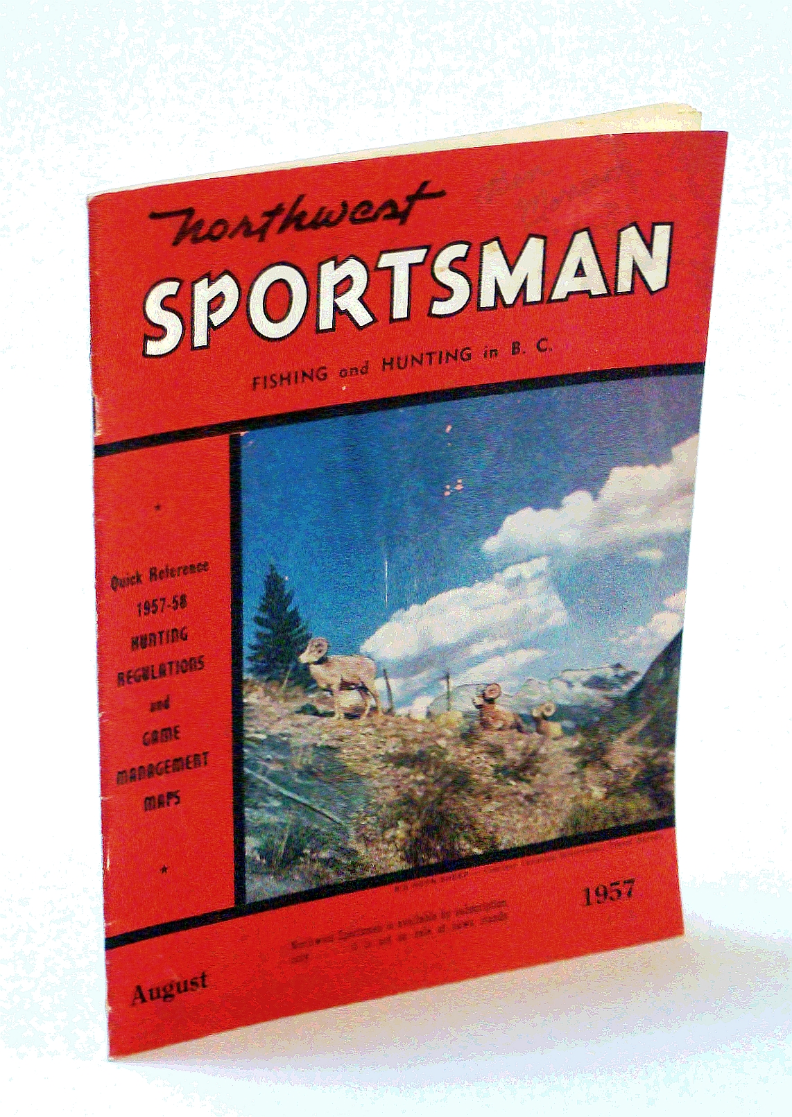 Northwest Sportsman Magazine Fishing, Hunting And Boating In August 1960  Cover Photo Of Einar Norman Of Vancouver, Vancouver Book Reference
