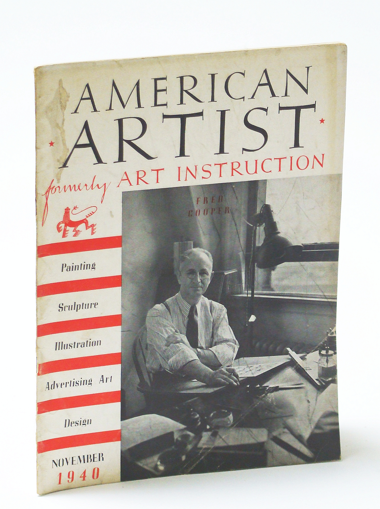 American Artist Magazine, November (Nov.) 1940 Fred