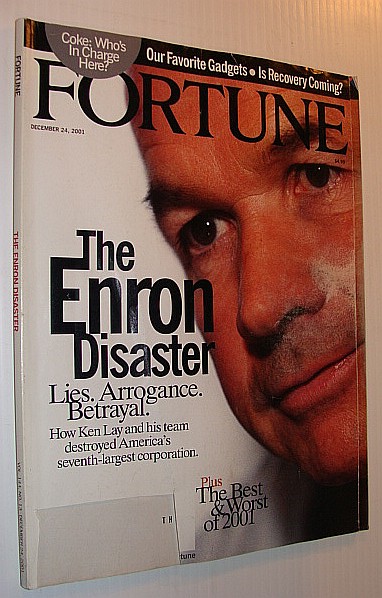 Fortune Magazine, 24 December, 2001 *The Enron Disaster*